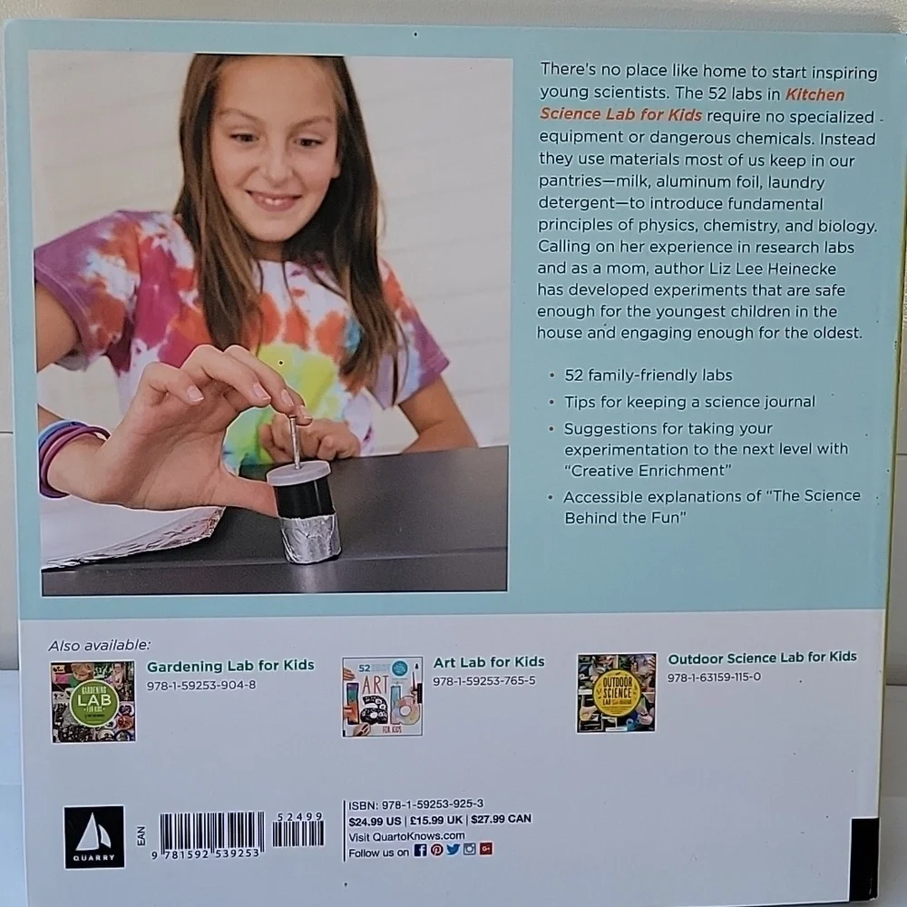 Kitchen Science Lab for Kids 52 Family Friendly Experiments from Around the Hous